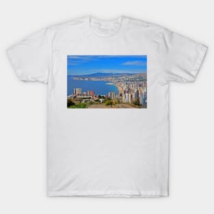 Benidorm Skyline Cityscape Costa Blanca Spain T-Shirt